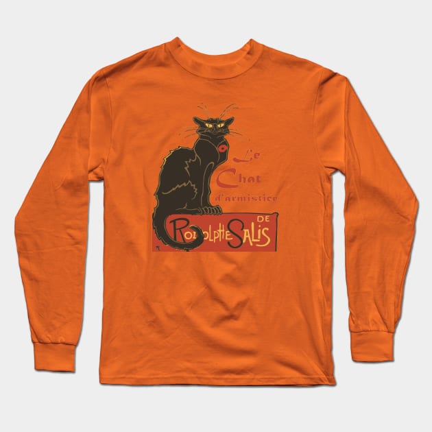 Tournee du Chat Noir D Armistice Veterans Day Long Sleeve T-Shirt by taiche